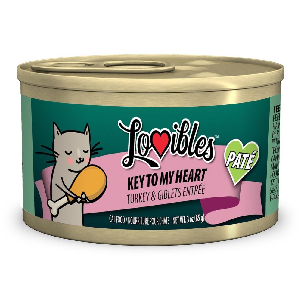 Key to My Heart Turkey & Giblets Entree Pate / 3 oz – 24 pk | Wet Food Cat Cat