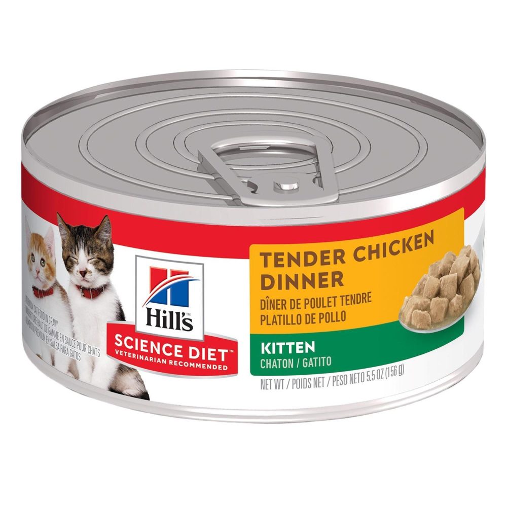 Kitten Tender Chicken Dinner / 5.5 oz – 24 pk | Wet Food Cat Cat