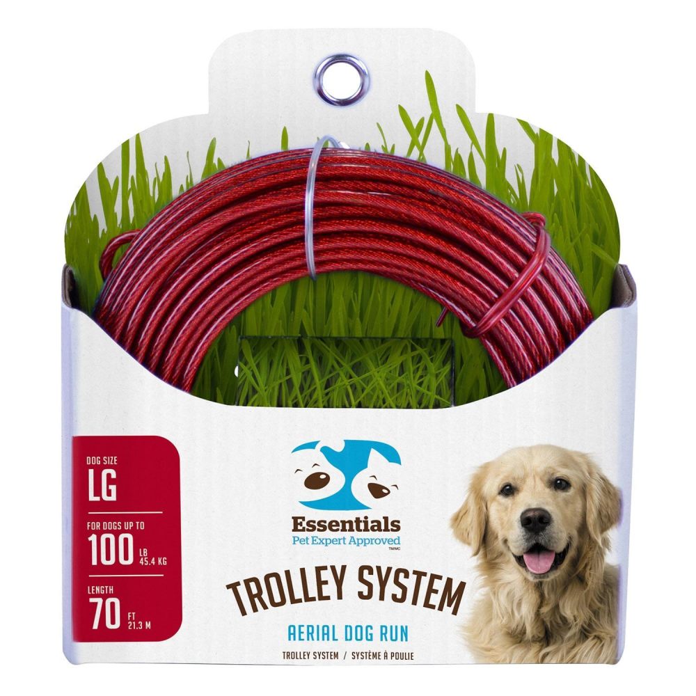 Large Dog Trolley System Tie-Out | Collars, Leashes & Harnesses Collars, Leashes & Harnesses Collars, Leashes & Harnesses