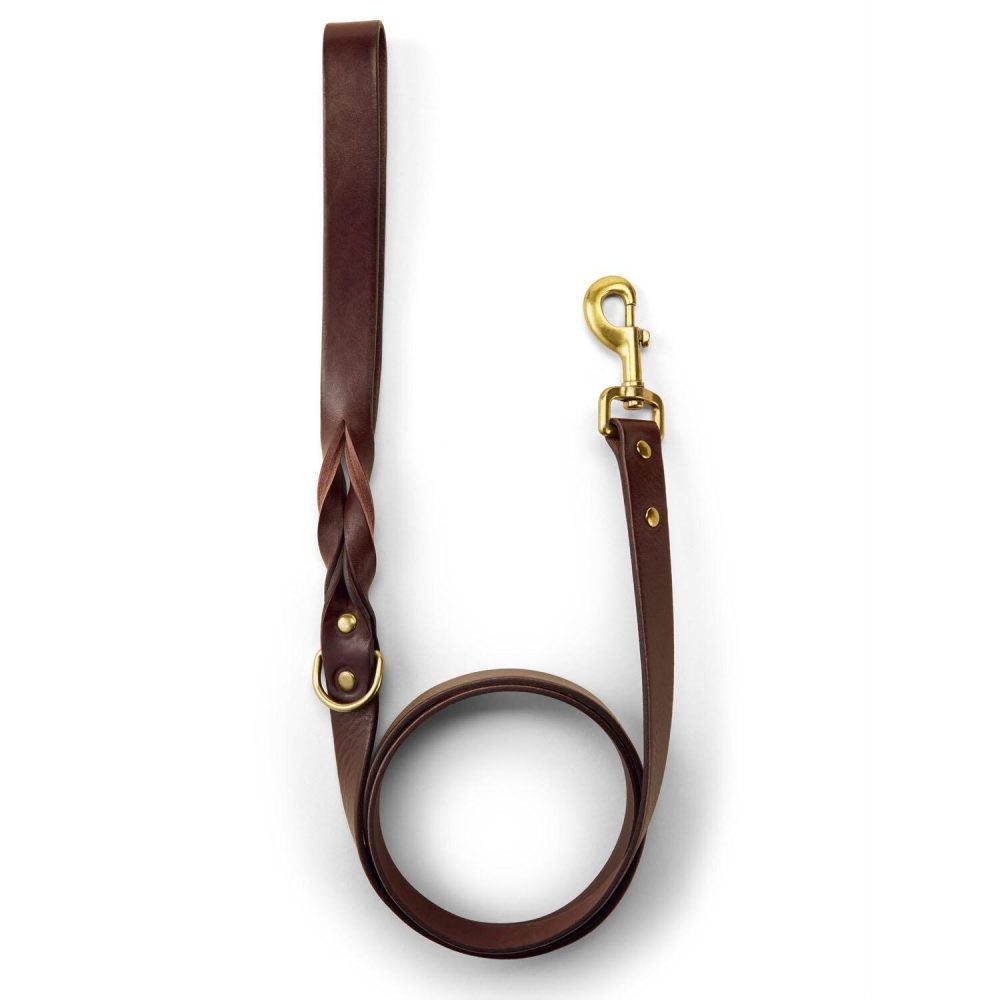 Leather 1in Dark Brown Dog Leash | Collars, Leashes & Harnesses Collars, Leashes & Harnesses Collars, Leashes & Harnesses