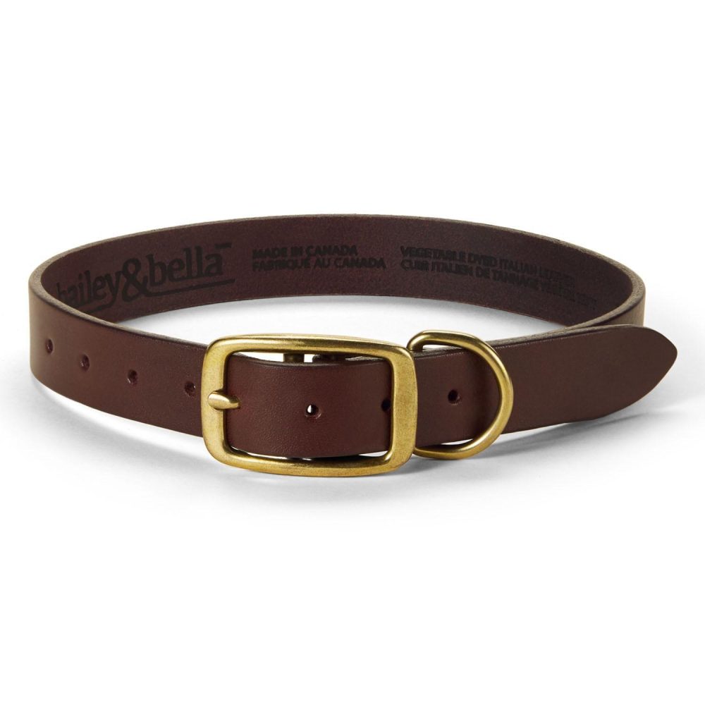 Leather Dark Brown Dog Collar | Collars, Leashes & Harnesses Collars, Leashes & Harnesses Collars, Leashes & Harnesses