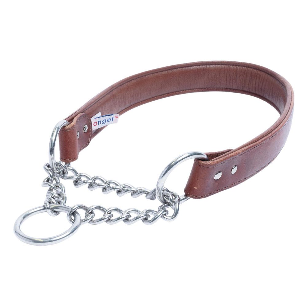 Leather Martingale Dog Collar – Brown | Training & Behaviour Collars, Leashes & Harnesses Collars, Leashes & Harnesses