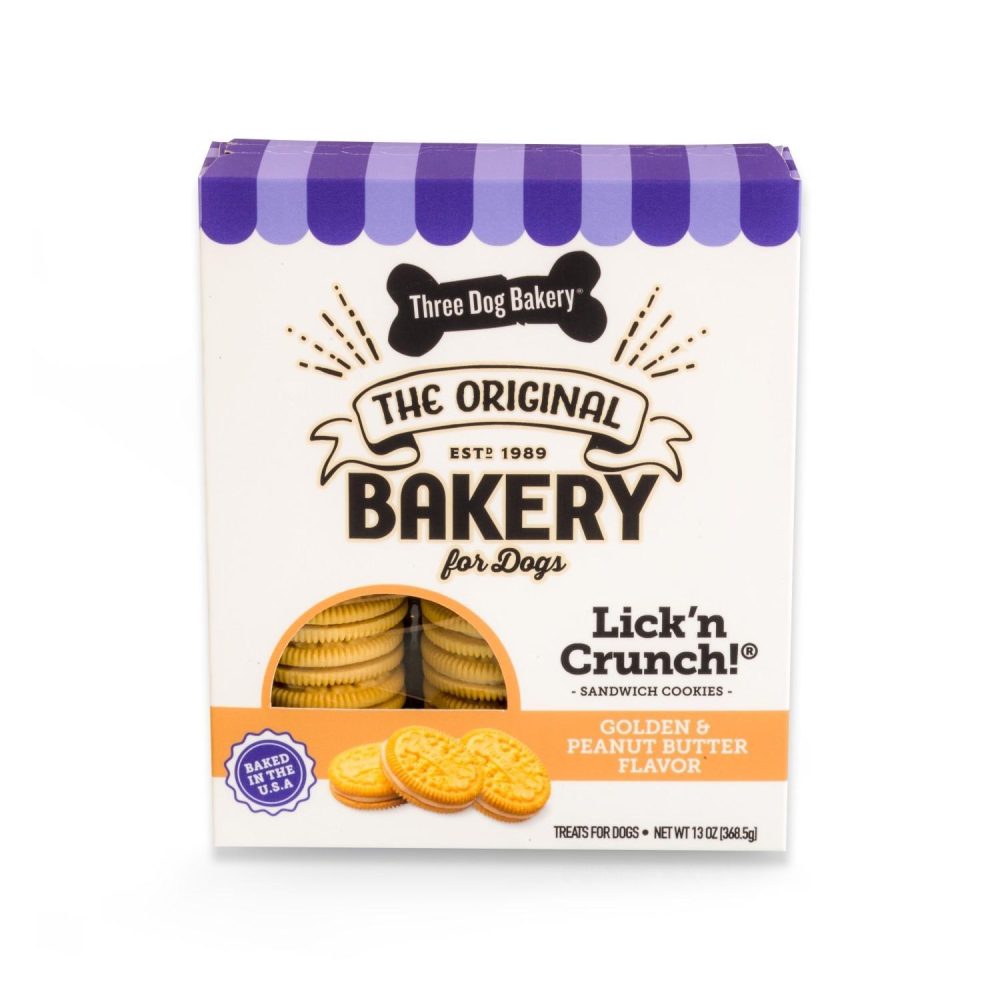 Lick’n Crunch! Golden & Peanut Butter Flavour Dog Treats | Bakery & Biscuits Bakery & Biscuits Bakery & Biscuits