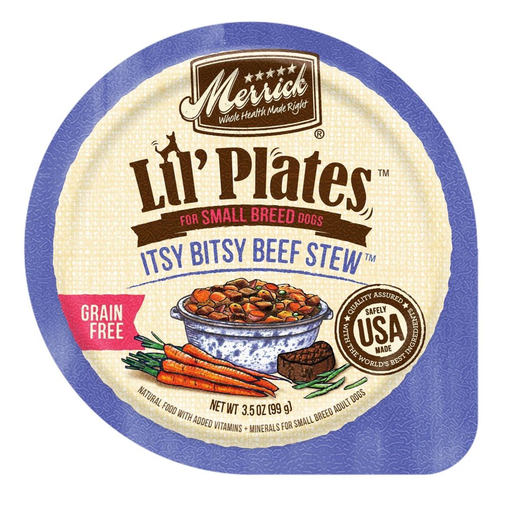 Lil’ Plates Grain Free Itsy Bitsy Beef Stew Dog Food / 3.5 oz – 12 pk | Wet Food Dog Dog