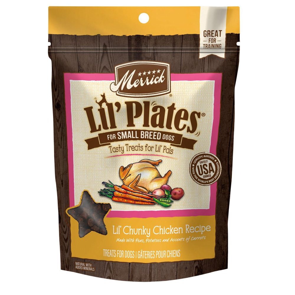 Lil’ Plates Lil’ Chunky Chicken Recipe Small Breed Dog Treats | Soft & Chewy Treats Dog Dog