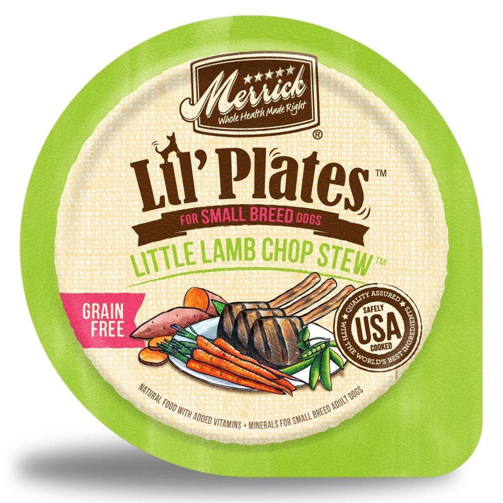 Lil’ Plates Little Lamb Chop Stew Small Breed Adult Dog Food / 3.5 oz – 12 pk | Wet Food Dog Dog