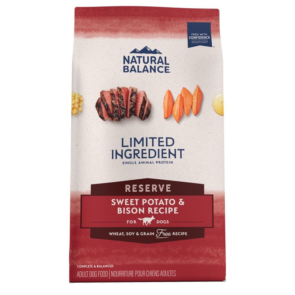 Limited Ingredient Reserve Sweet Potato & Bison Recipe Adult Dog Food | Dry Food Dog Dog