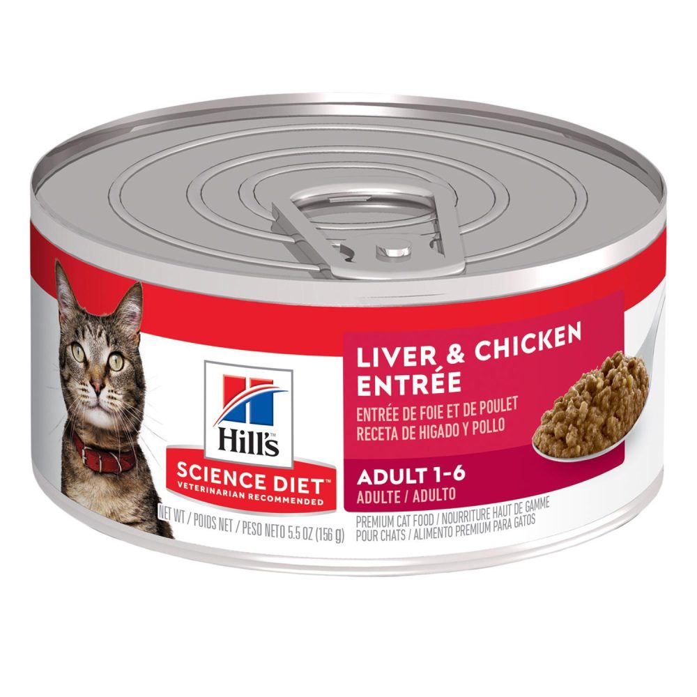 Liver & Chicken Entree Adult Cat Food / 5.5 oz – 24 pk | Wet Food Cat Cat