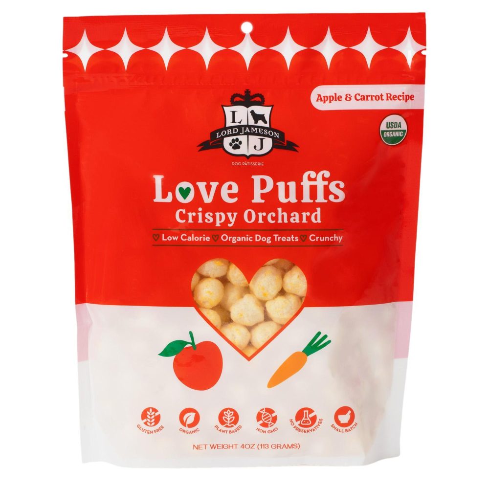 Love Puffs Crispy Orchard Dog Treats | Training Treats Dog Dog