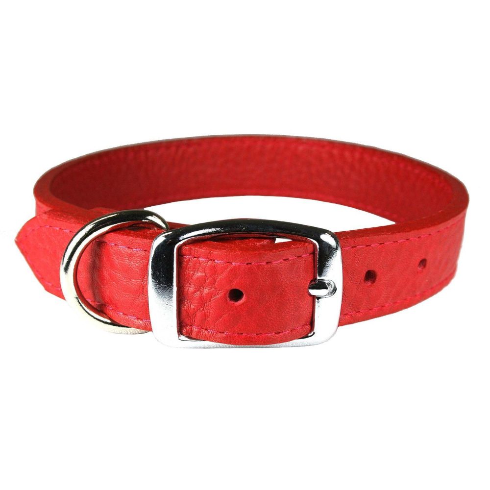 Luxe Leather Collar Red | Collars, Leashes & Harnesses Collars, Leashes & Harnesses Collars, Leashes & Harnesses