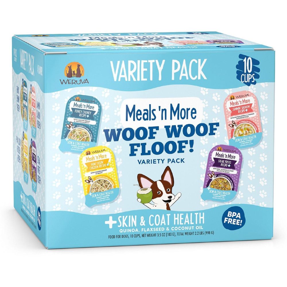 Meals’ n More Woof Woof Floof! Variety Pack Dog Food | Wet Food Dog Dog