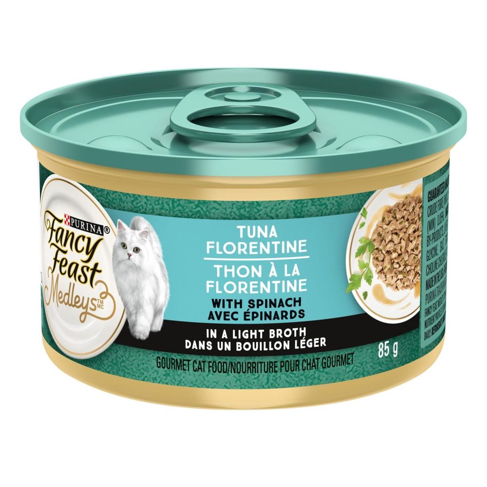 Medleys Tuna Florentine Adult Cat Food / 3 oz – 24 pk | Wet Food Cat Cat