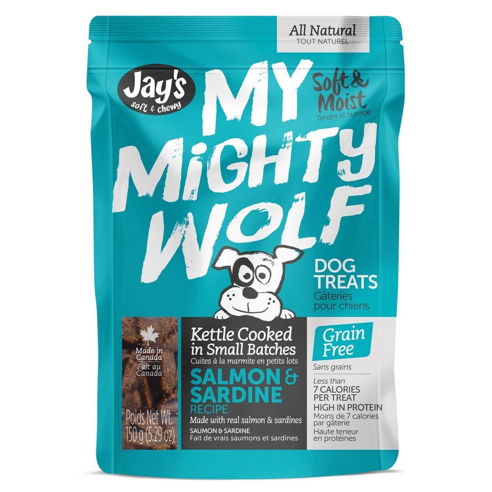 My Mighty Wolf Salmon & Sardine Recipe | Soft & Chewy Treats Dog Dog