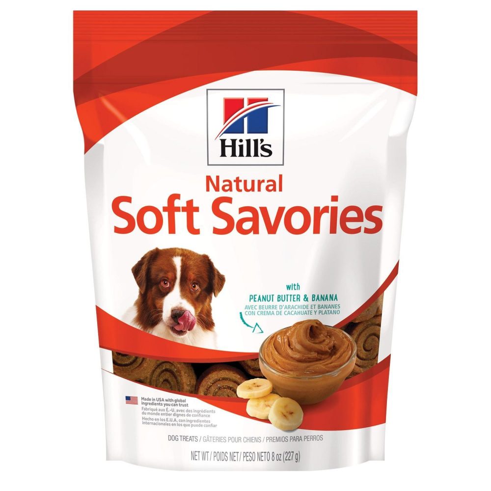 Natural Soft Savouries with Peanut Butter & Banana Dog Treats | Soft & Chewy Treats Dog Dog