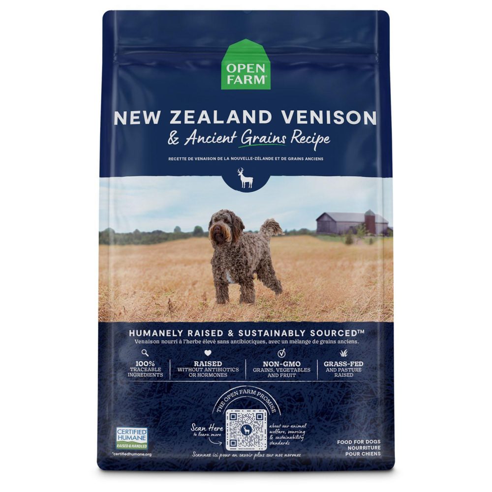 New Zealand Venison & Ancient Grains Recipe Adult Dog Food | Dry Food Dog Dog