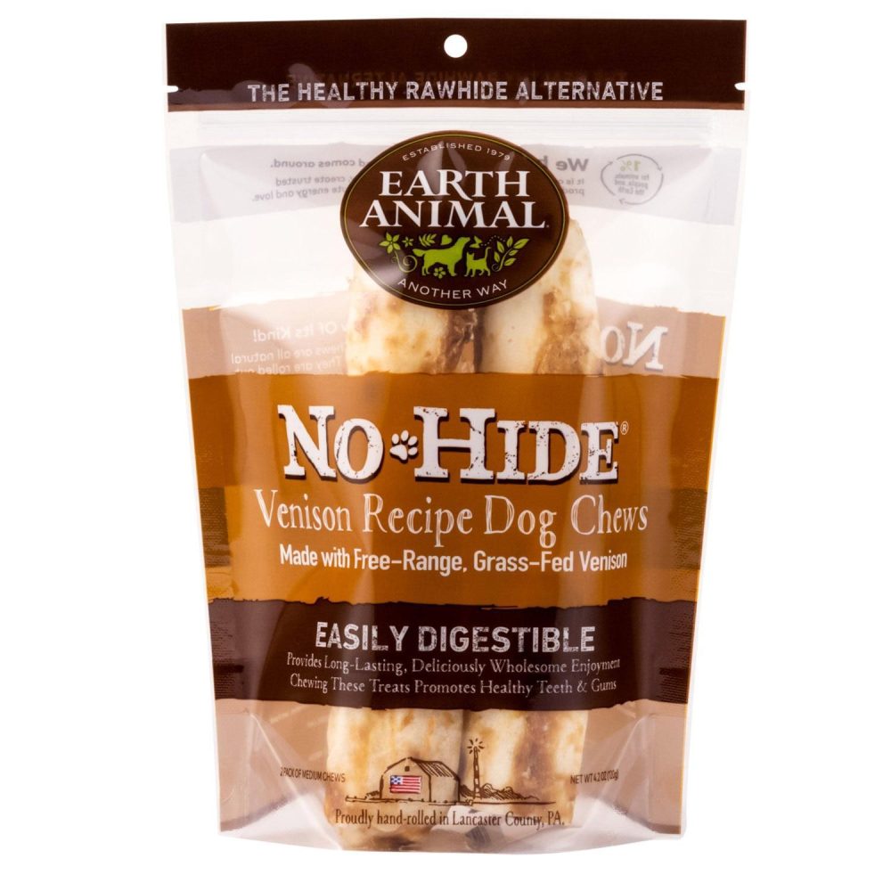 No-Hide Grass-Fed Venison Natural Rawhide Alternative Dog Chew 2 Pack | Bones & Chews Bones & Chews Bones & Chews