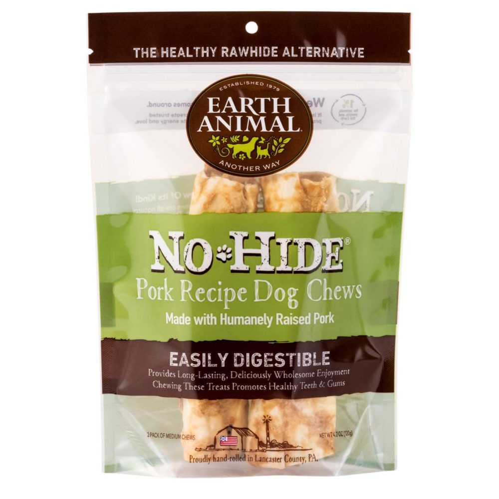 No-Hide Humanely-Raised Pork Natural Rawhide Alternative Dog Chews 2 Pack | Bones & Chews Bones & Chews Bones & Chews