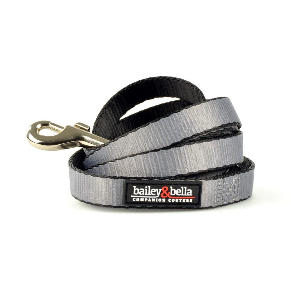 Nylon 1in Grey Dog Leash | Collars, Leashes & Harnesses Collars, Leashes & Harnesses Collars, Leashes & Harnesses