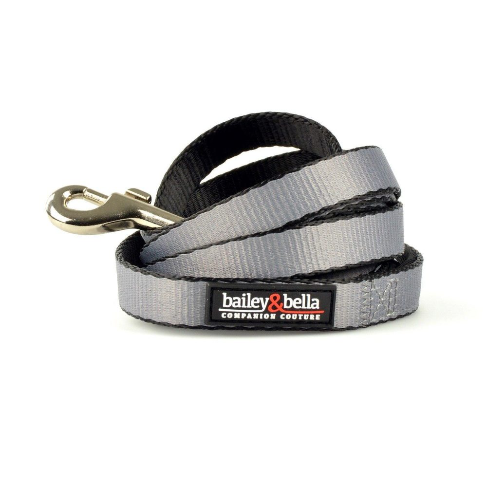 Nylon 5/8in Grey Dog Leash | Collars, Leashes & Harnesses Collars, Leashes & Harnesses Collars, Leashes & Harnesses