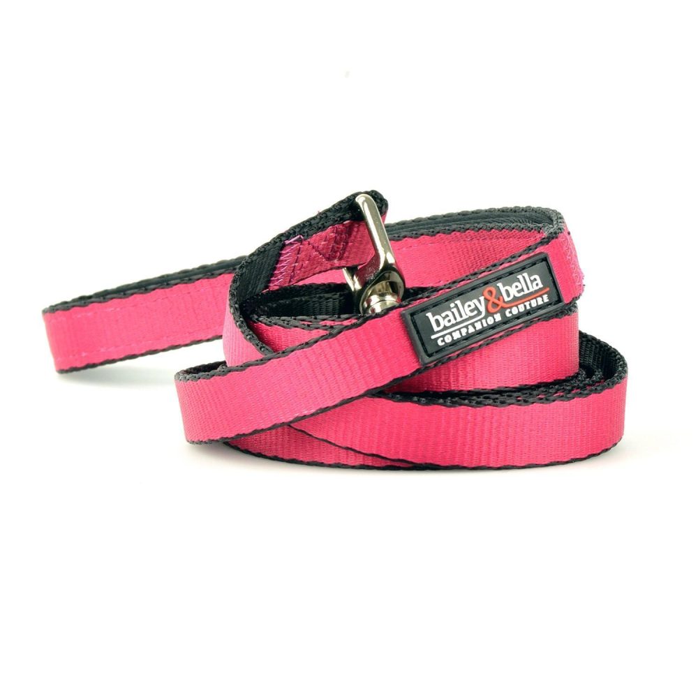 Nylon 5/8in Pink Dog Leash | Collars, Leashes & Harnesses Collars, Leashes & Harnesses Collars, Leashes & Harnesses