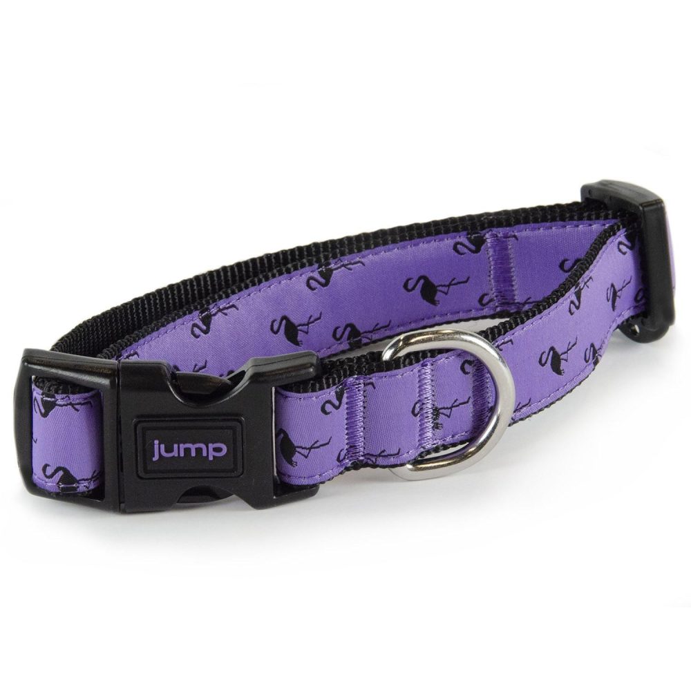 Nylon Adjustable Purple Flamingo Dog Collar | Collars, Leashes & Harnesses Collars, Leashes & Harnesses Collars, Leashes & Harnesses