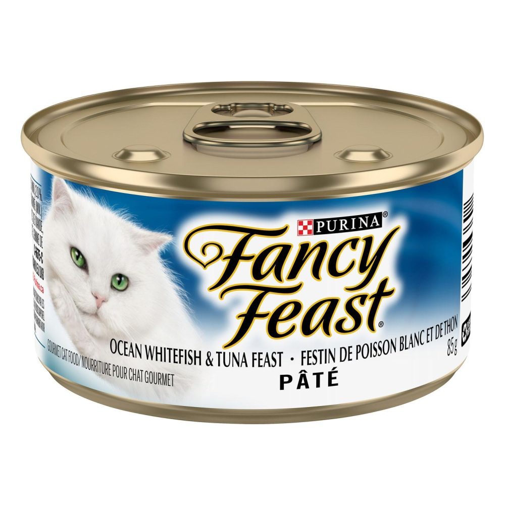 Ocean Whitefish & Tuna Feast Pate Cat Food / 3 oz – 24 pk | Wet Food Cat Cat