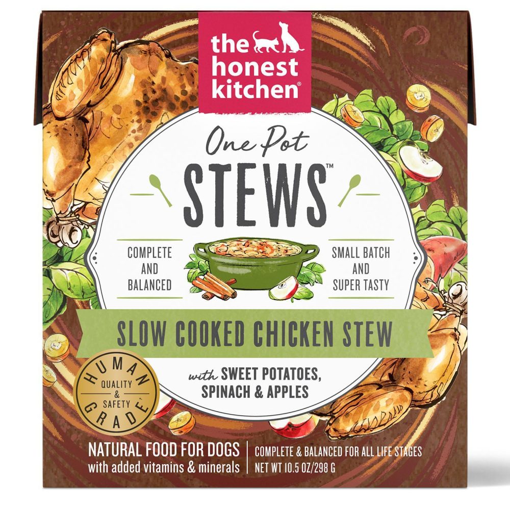 One Pot Stews Slow Cooked Chicken Stew with Sweet Potato, Spinach & Apples Dog Food / 10.5 oz – 6 pk | Wet Food Dog Dog