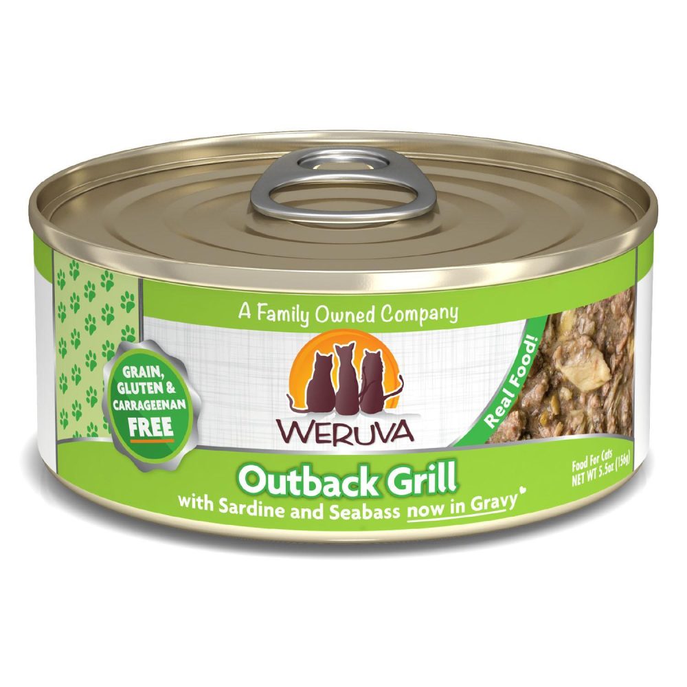 Outback Grill with Sardine & Seabass Cat Food / 5.5 oz – 24 pk | Wet Food Cat Cat