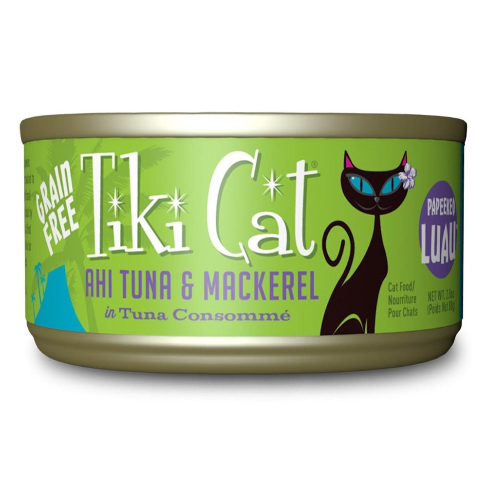 Papeekeo Luau Ahi Tuna & Mackerel Cat Food | Wet Food Cat Cat