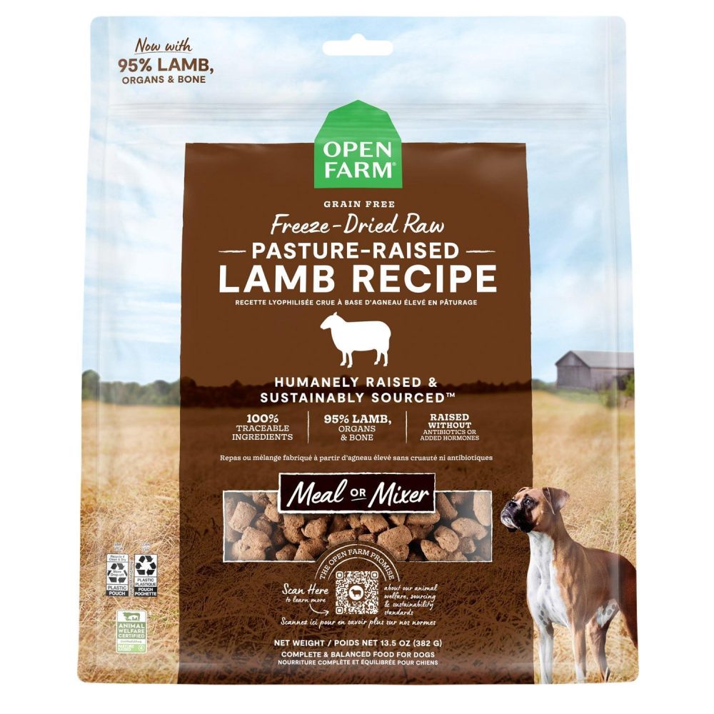 Pasture-Raised Lamb Recipe Freeze Dried Raw Dog Food | Freeze Dried Food Dog Dog