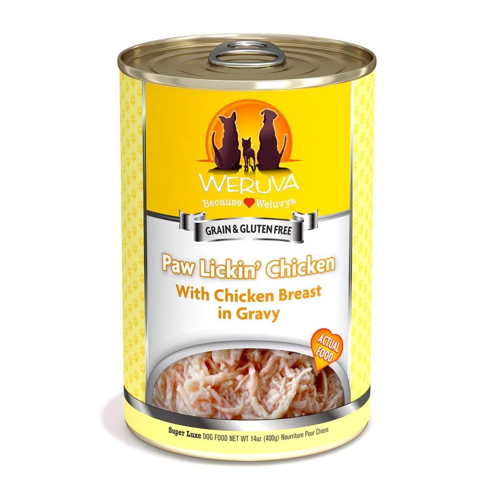 Paw Lickin’ Chicken with Chicken Breast Dog Food / 14 oz – 12 pk | Wet Food Dog Dog