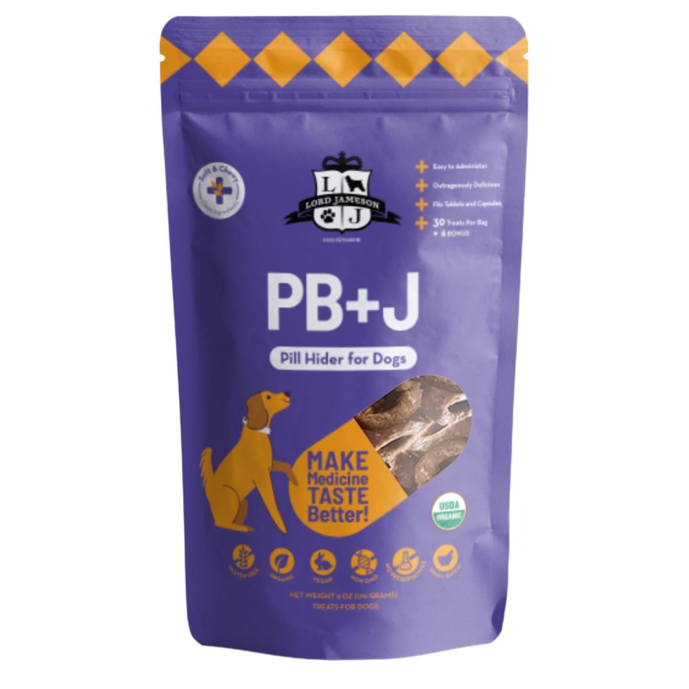 PB+J Pill Hider Dog Treats | Soft & Chewy Treats Dog Dog