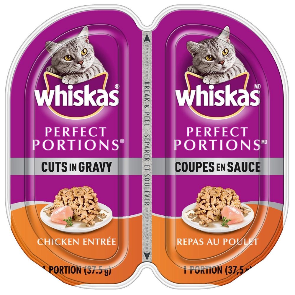 Perfect Portions Cuts In Gravy Chicken Entree / 2.65 oz – 24 pk | Wet Food Cat Cat