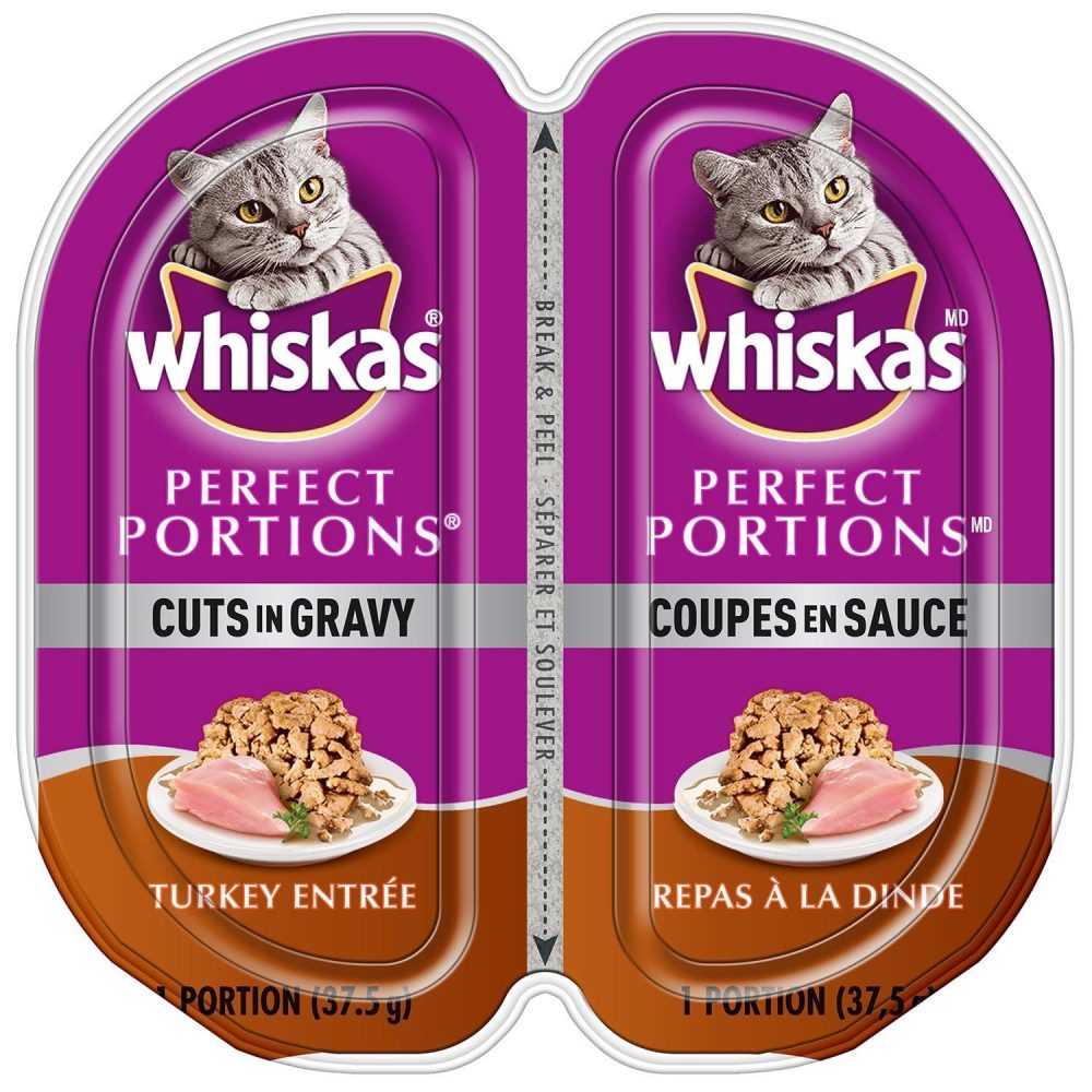 Perfect Portions Cuts In Gravy Turkey Entree / 2.65 oz – 24 pk | Wet Food Cat Cat