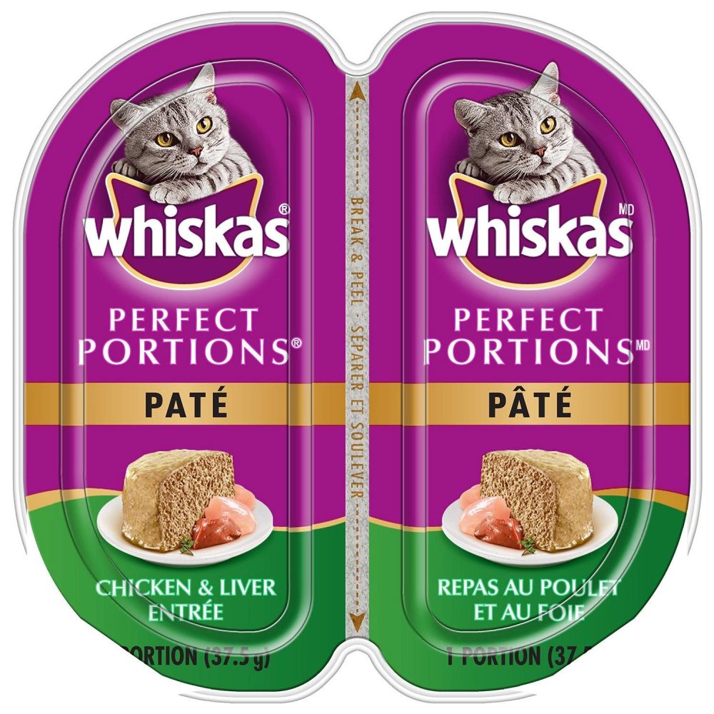 Perfect Portions Pate Chicken and Liver Entree / 2.65 oz – 24 pk | Wet Food Cat Cat