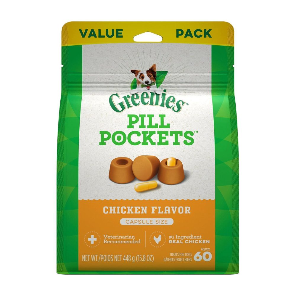 Pill Pockets – Chicken Value Size | Soft & Chewy Treats Dog Dog