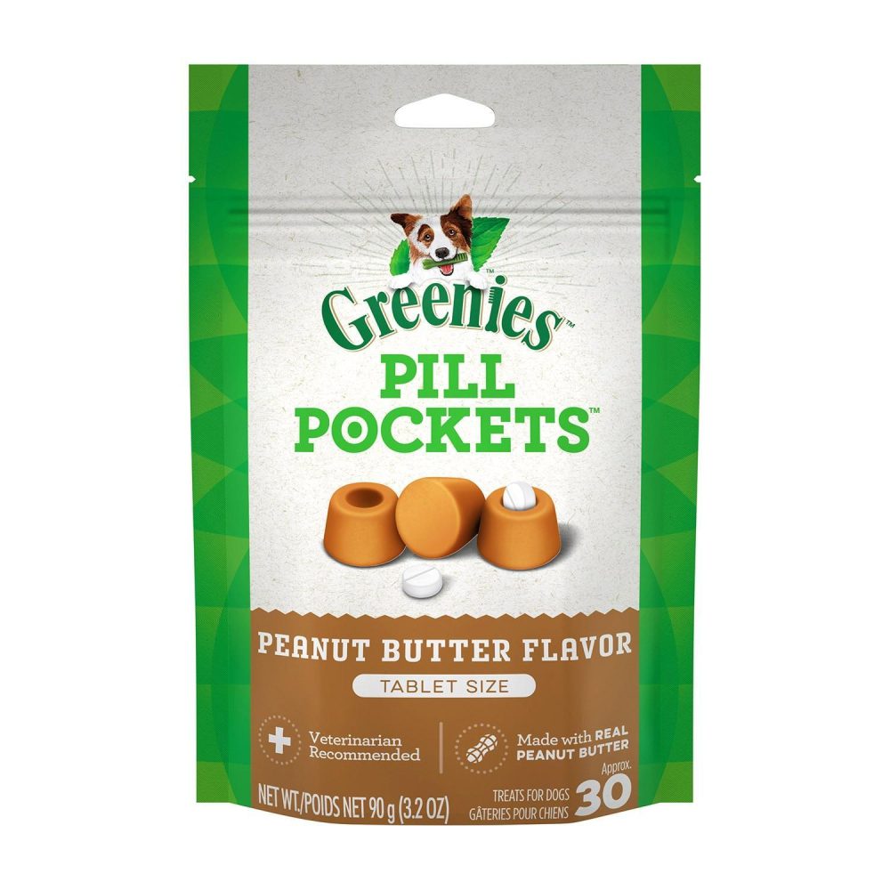 Pill Pockets With Real Peanut Butter Tablets | Soft & Chewy Treats Dog Dog