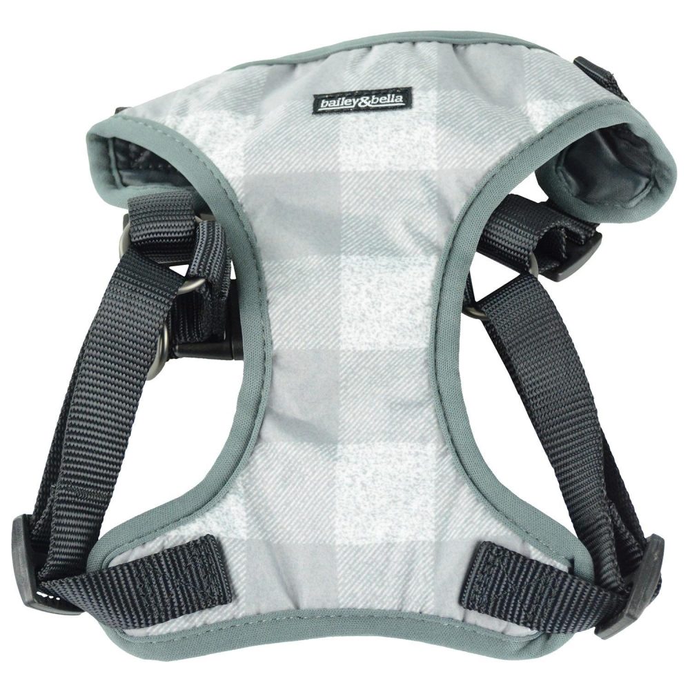 Plaid Grey Dog Harness | Collars, Leashes & Harnesses Collars, Leashes & Harnesses Collars, Leashes & Harnesses