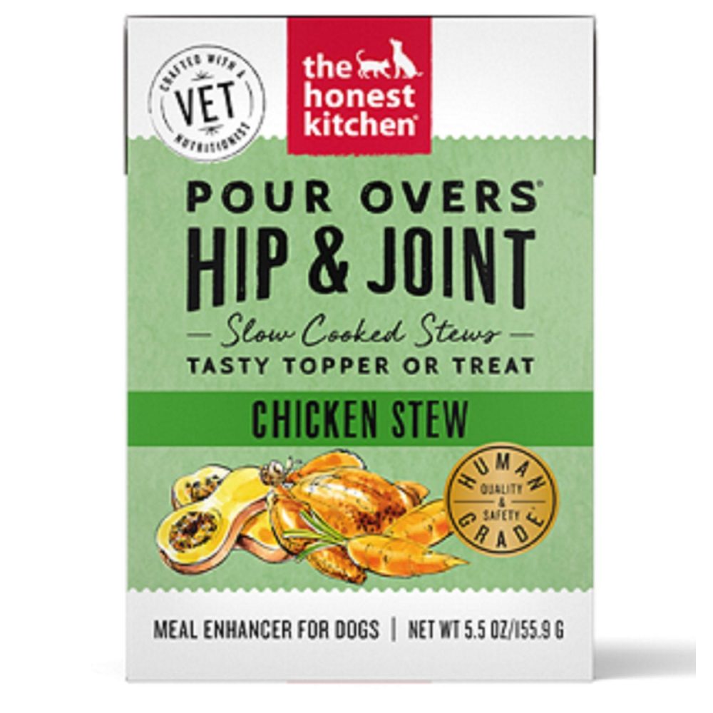 Pour Overs Hip & Joint Chicken Stew Dog Food Topper / 5.5 oz – 12 pk | Broths & Food Toppers Broths & Food Toppers Broths & Food Toppers