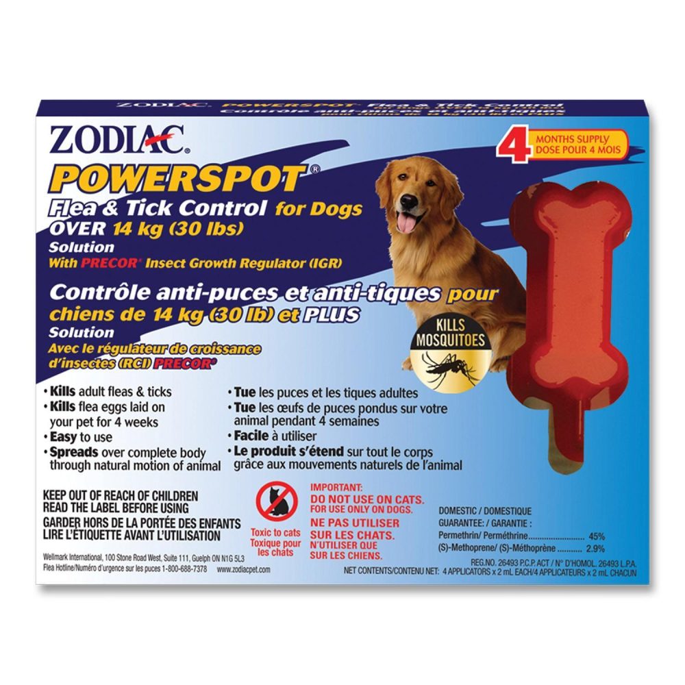 Powerspot Flea & Tick Control for Dogs Over 14kg | Flea & Tick Dog Dog