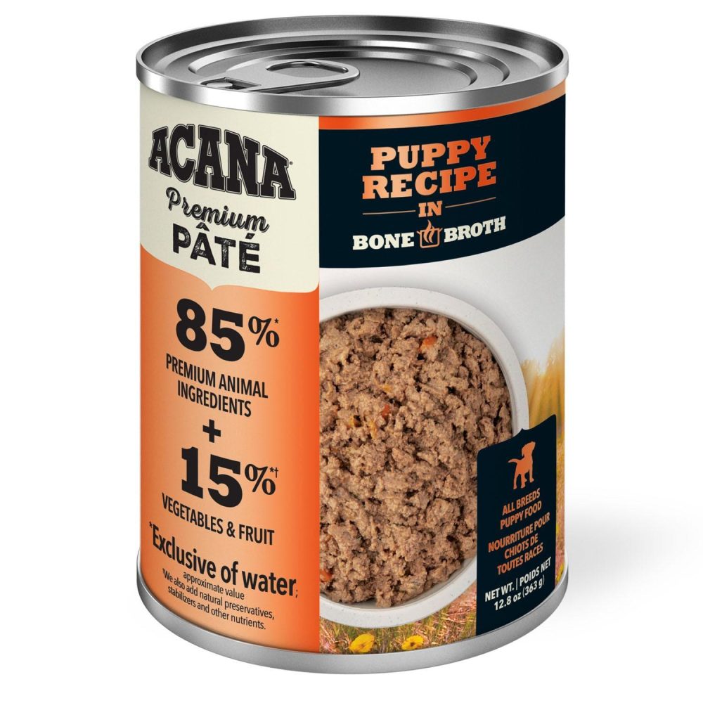 Premium Pate Recipe Puppy Dog Food / 12.8 oz – 12 pk | Wet Food Dog Dog