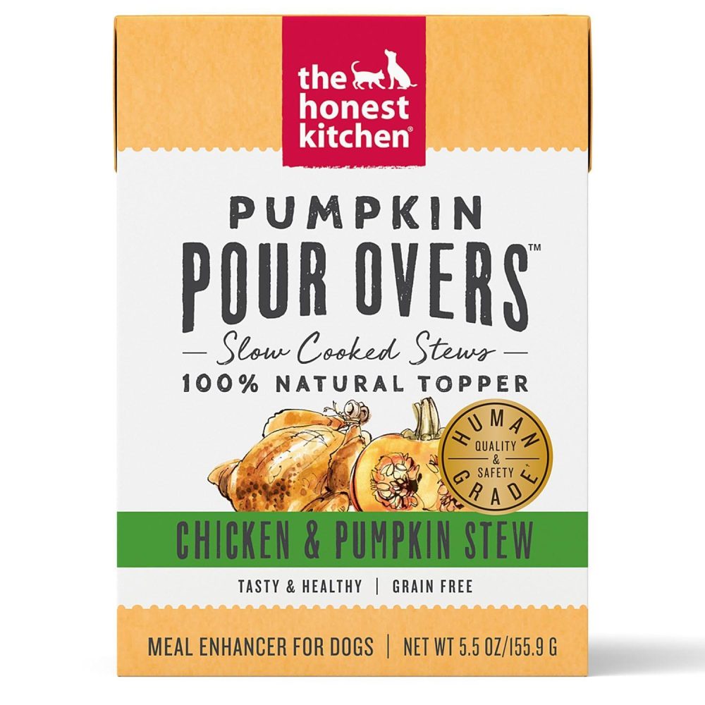 Pumpkin Pour Overs Chicken & Pumpkin Stew Dog Food / 5.5 oz – 12 pk | Wet Food Dog Dog