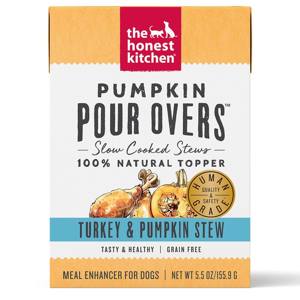 Pumpkin Pour Overs Turkey & Pumpkin Stew Dog Food / 5.5 oz – 12 pk | Wet Food Dog Dog