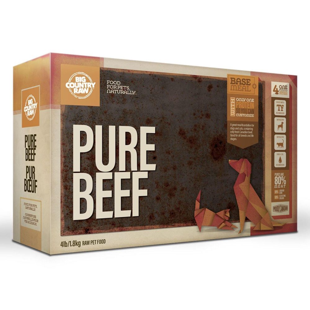 Pure Beef Carton Dog & Cat Food | Raw Food Cat Cat