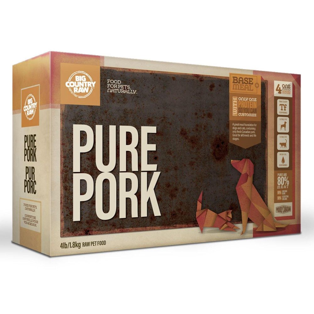 Pure Pork Carton Dog & Cat Food | Raw Food Cat Cat