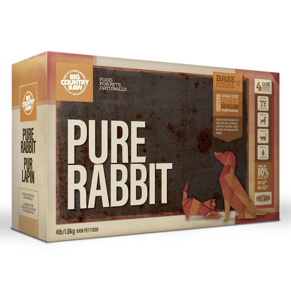 Pure Rabbit Carton Dog & Cat Food | Raw Food Cat Cat