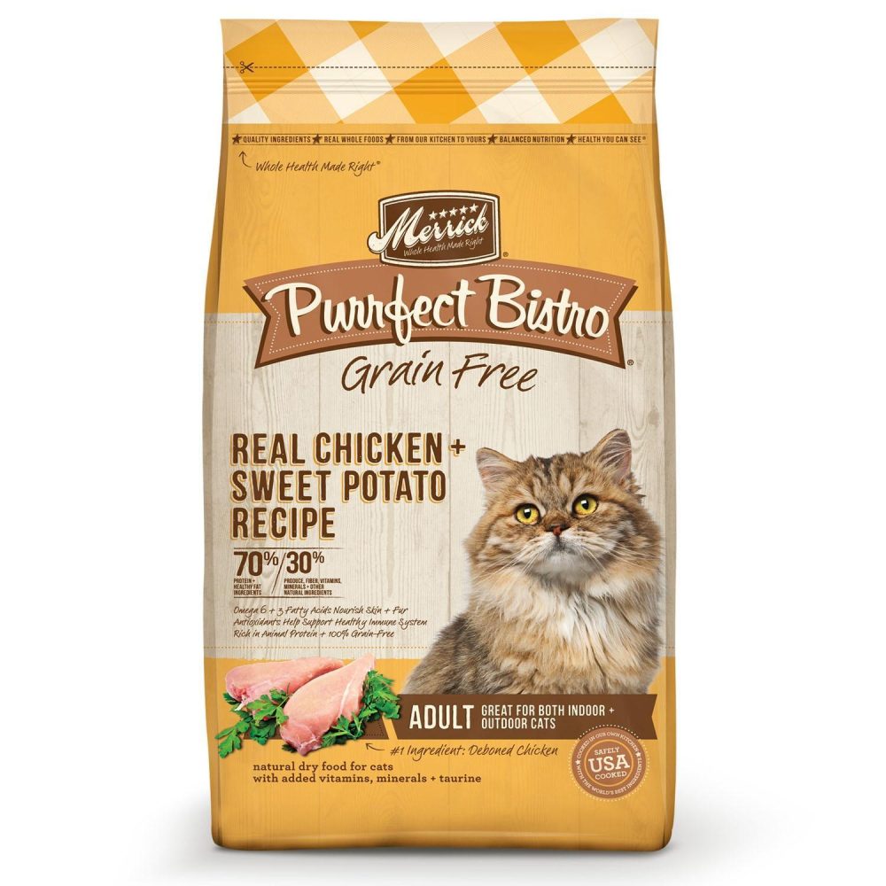 Purrfect Bistro Grain-Free Real Chicken + Sweet Potato Recipe Adult Cat Food | Dry Food Cat Cat