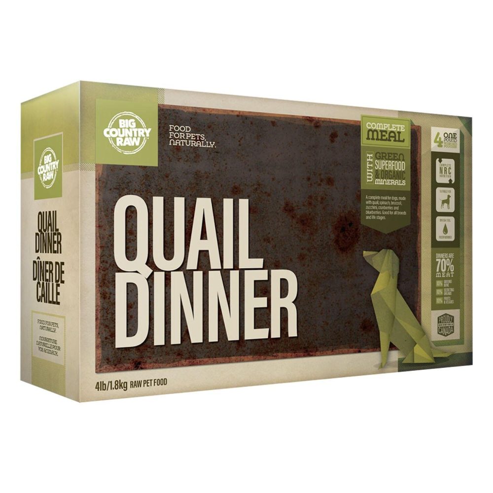 Quail Dinner Carton Dog Food | Raw Food Dog Dog