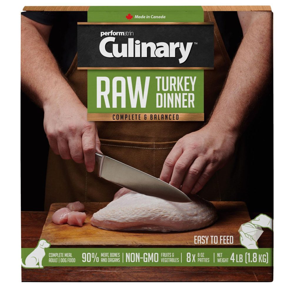 Raw Turkey Dinner Adult Dog Food | Raw Food Dog Dog