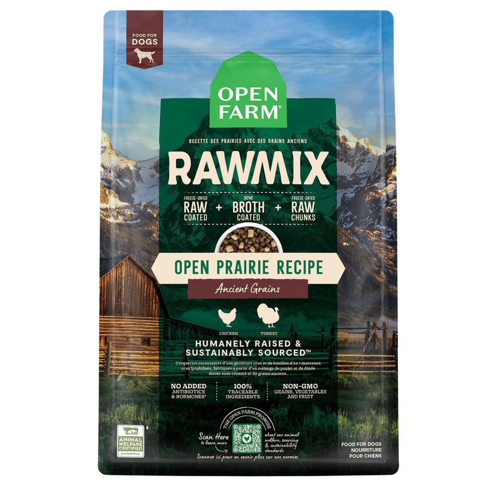 RawMix Open Prairie Recipe Ancient Grains Adult Dog Food | Dry Food Dog Dog